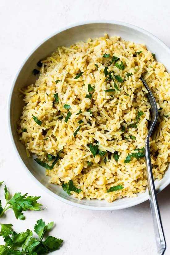 Healthy Homemade Rice Pilaf Like Rice-a-Roni